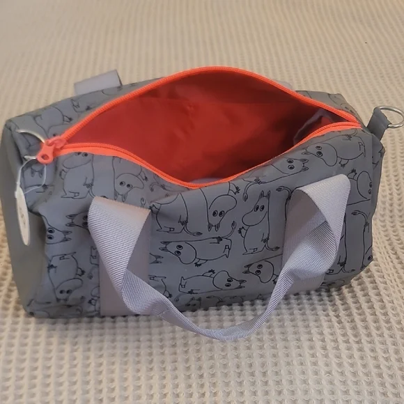 NWT Gray Reflective Tote Bag with Moomin Print - Picture 2 of 14